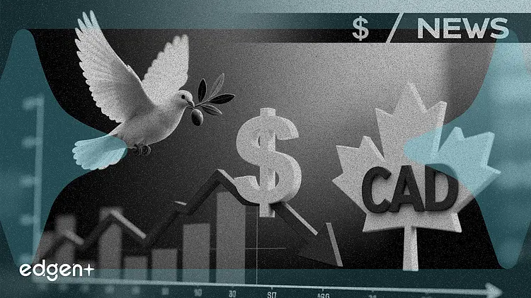 米ドル/カナダドルは1.3560に下落、停戦合意で安全資産への需要が減退