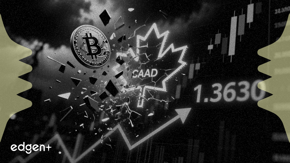 USD/CAD, 1.3630선 하향 돌파하며 6주 만의 최저치 기록