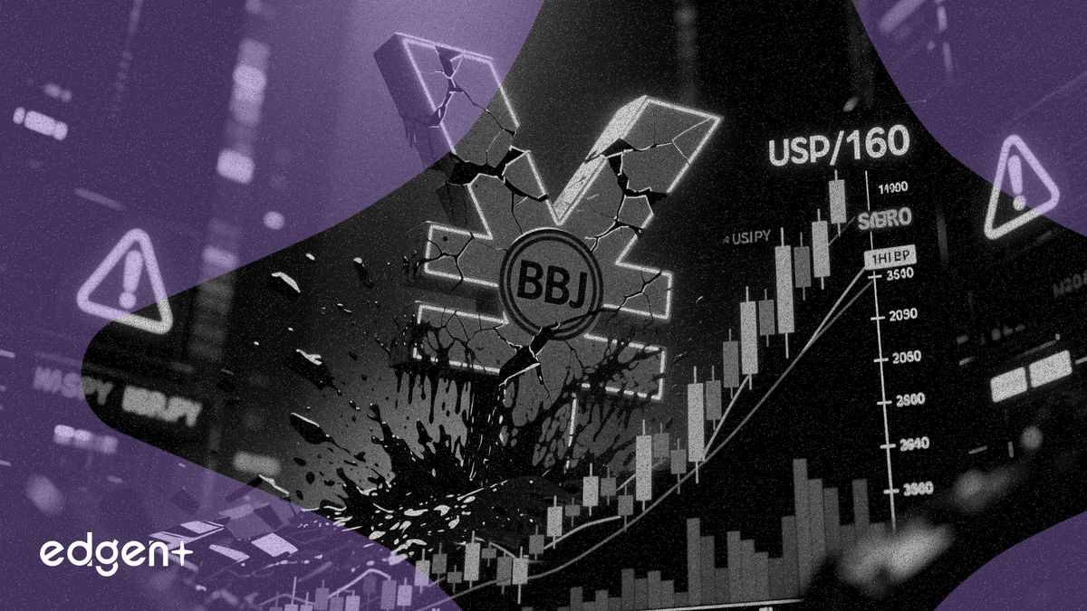 USD/JPY 自 4 月以來首次升破 160，美日利差擴大及聯準會鷹派預期壓過日本央行升息展望。
