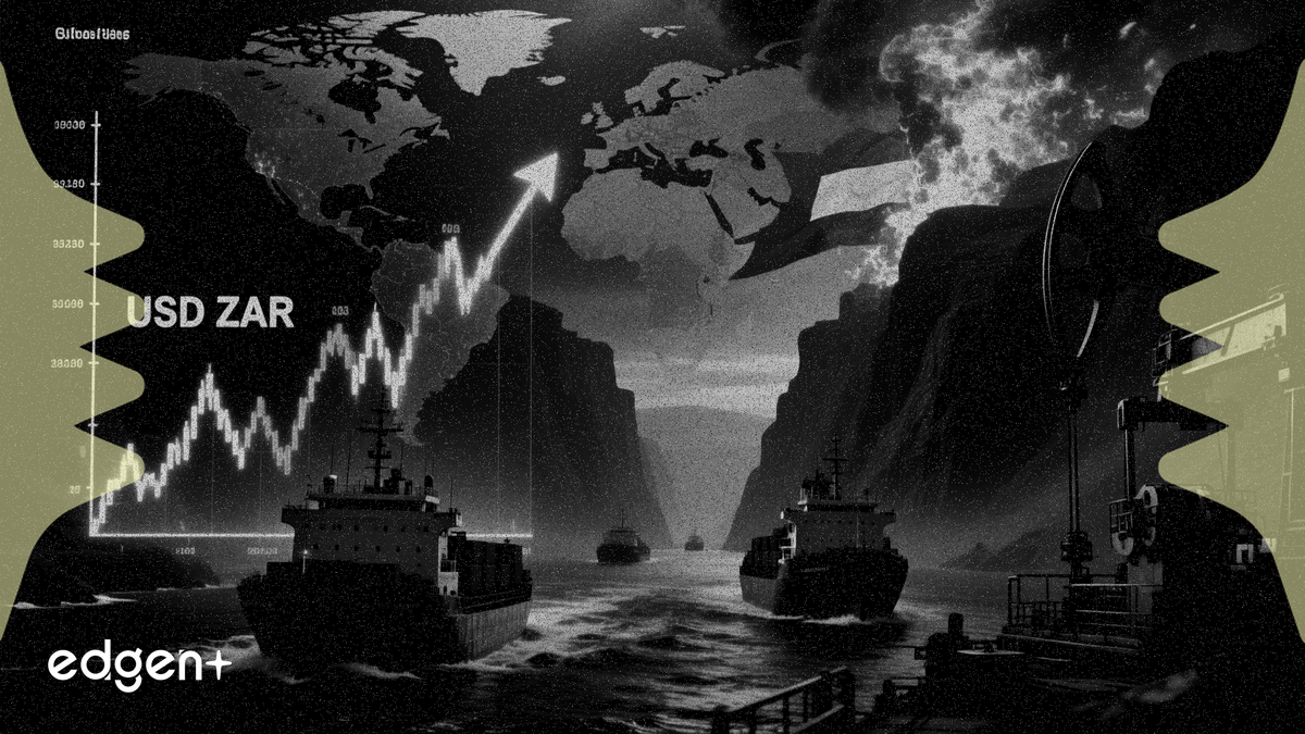 Đóng cửa eo biển Hormuz khiến giá dầu tăng vọt, USD/ZAR tăng 1,5%