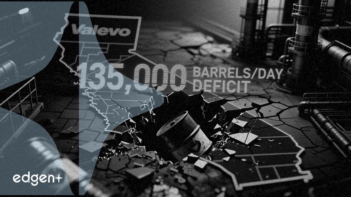 Valero关停暴露加州每日13.5万桶石油缺口