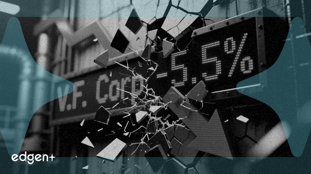 V.F.コーポレーションの株価が1日で5.5%の急落