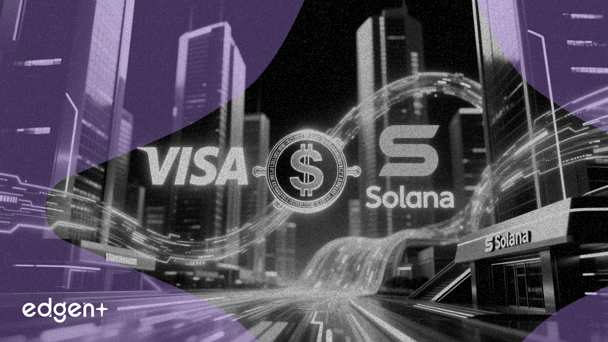 Visa 选用 Solana 进行 USDC 结算，加强与两家美国银行的整合
