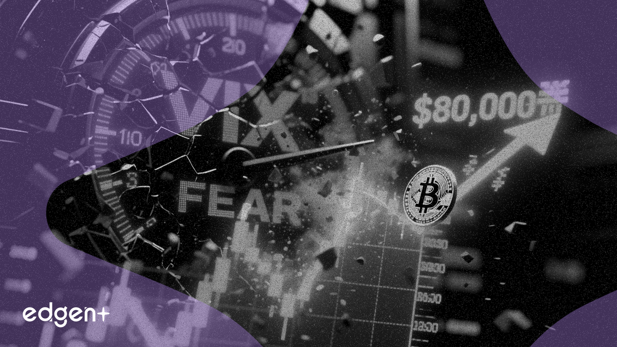 Vix fear gauge plummets 45% could bitcoin surge past $80k