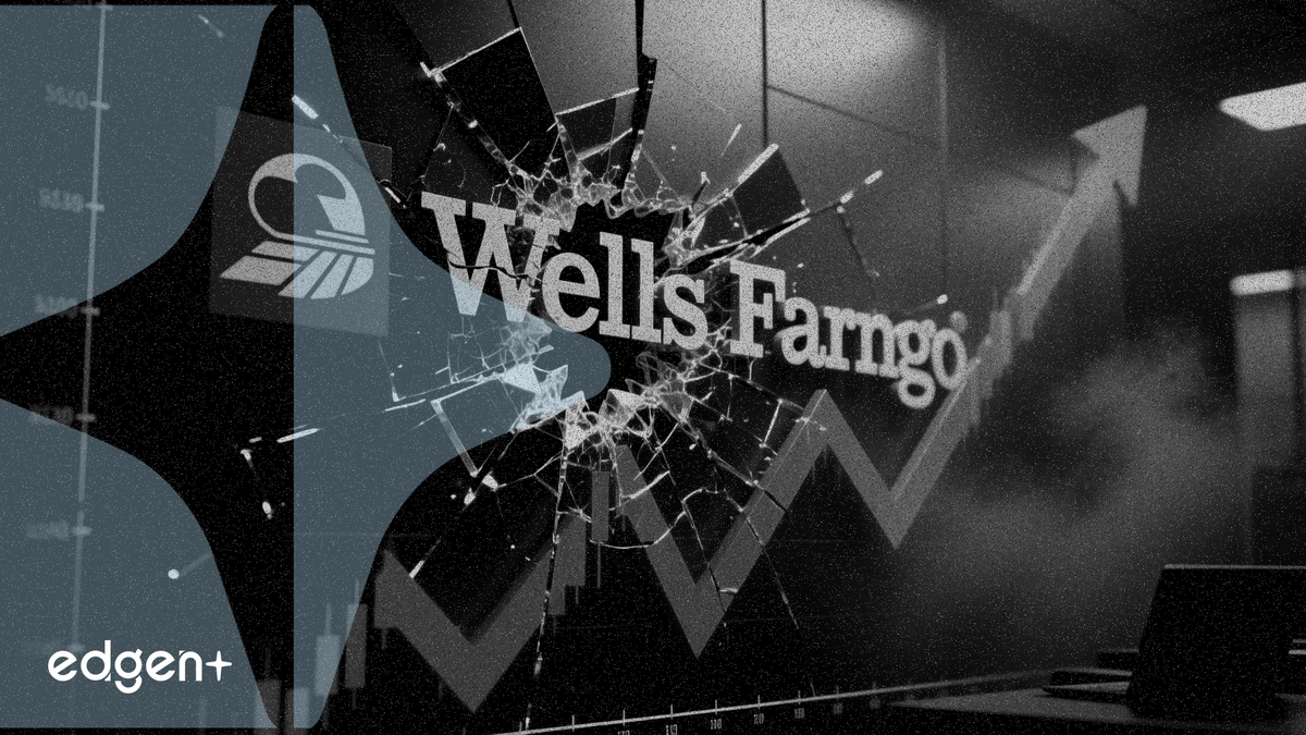 富国银行股价下跌 6%，创一个月来最大单日跌幅