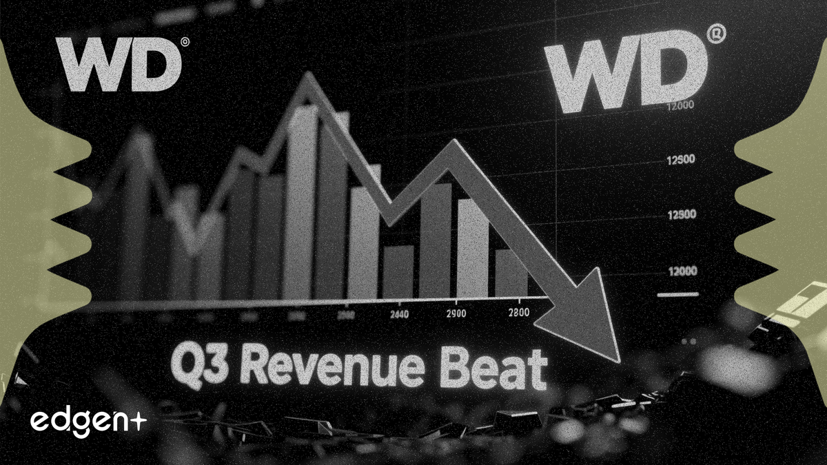 ウエスタンデジタル、第3四半期の売上高は予想を上回るも株価は5%下落