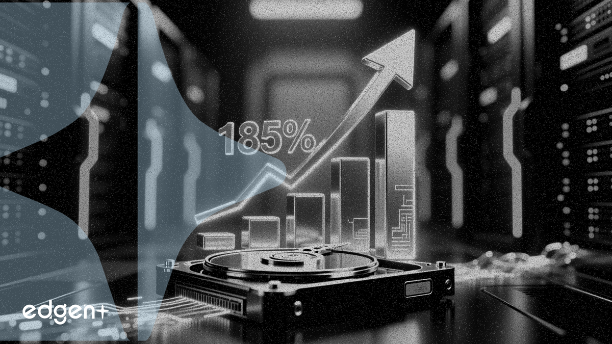La acción de Western Digital se dispara un 185% en el año, ya que la demanda de los centros de datos de IA impulsa un renacimiento en las ventas de discos duros de alta capacidad.