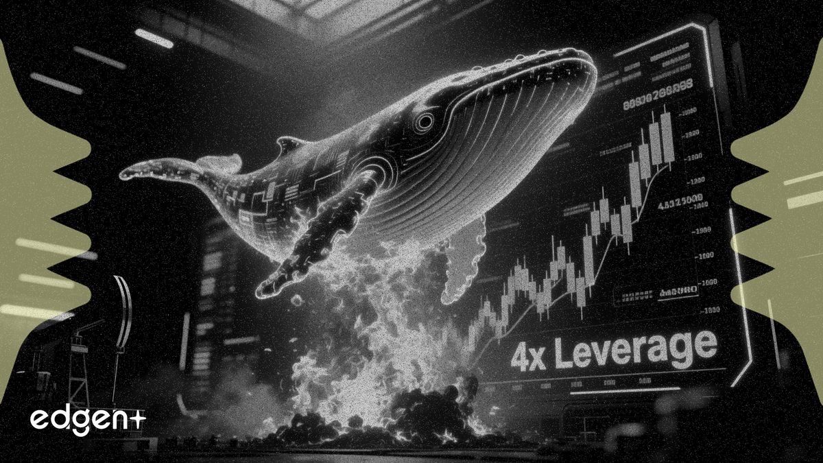 巨鯨在 Hyperliquid 以 4 倍槓桿做多布倫特原油，押注 1030 萬美元