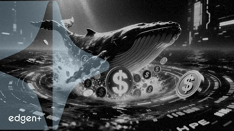Une baleine achète 54 000 jetons HYPE pour 2,4 millions de dollars sur Hyperliquid
