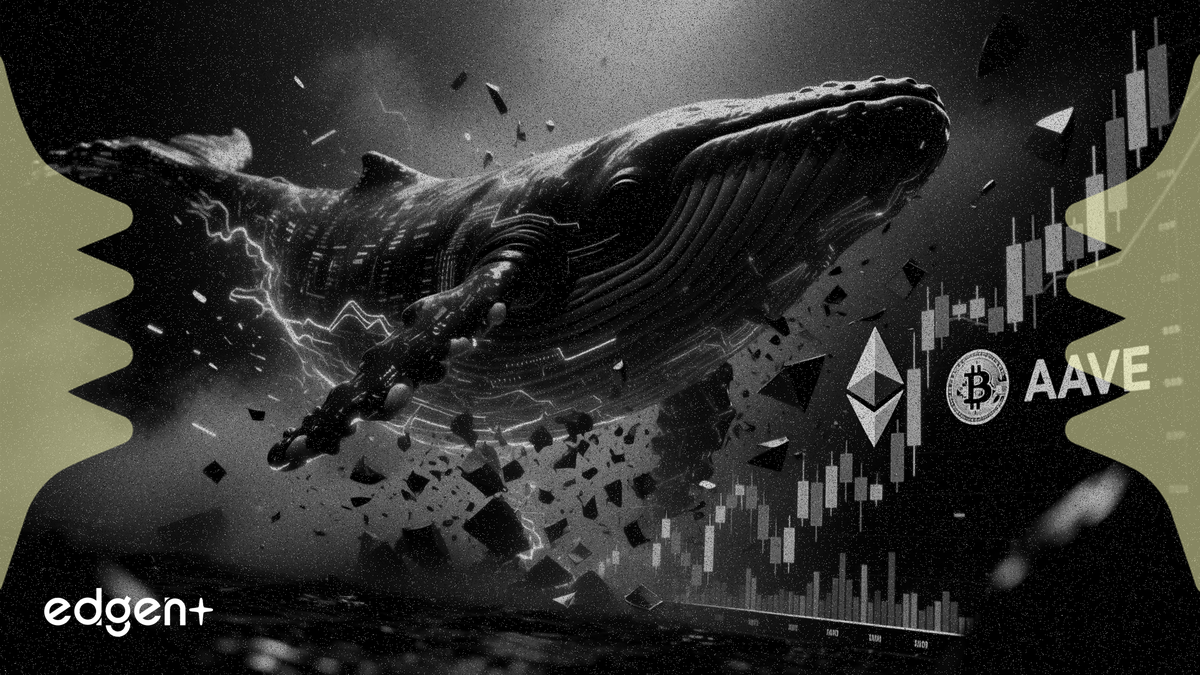 Whale Sells $24.7 Million in Ethereum and AAVE Sparking Sell-Off Fears