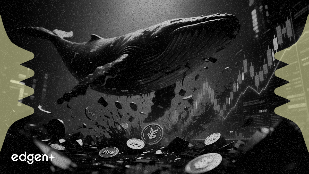 Whale sells 450,000 HYPE tokens amid $15.52 million on-chain selloff