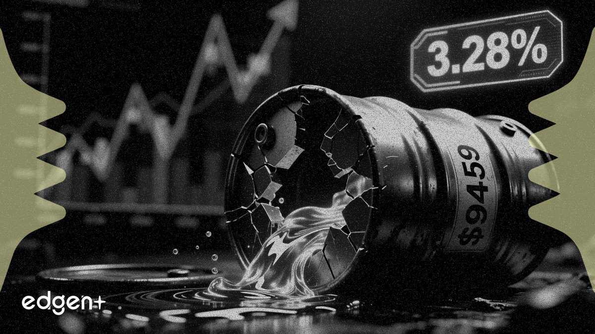 WTI dầu thô tăng lên $94,59 khi biến động trong phiên chạm 3,28%