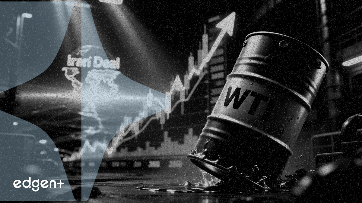 이란 협력 신호에 WTI 원유 6달러 급락 및 미 증시 2% 하락분 만회