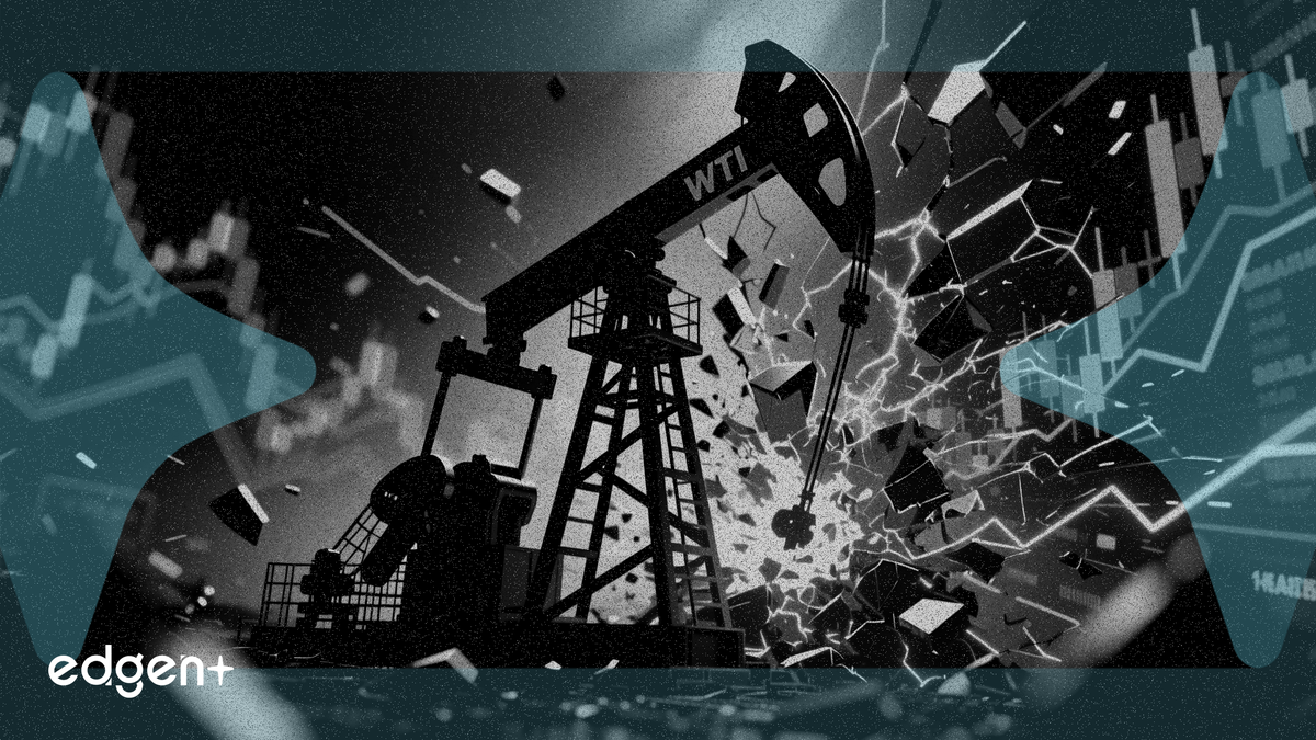 WTI 原油劇烈波動，日內振幅達 3.51%