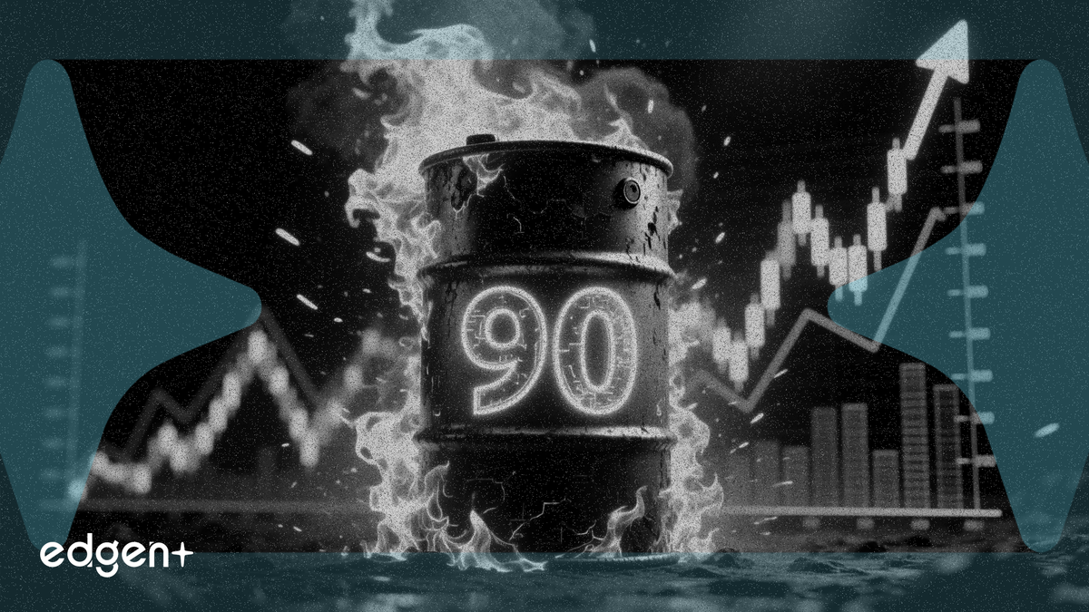 WTI 원유 6% 이상 급등하며 배럴당 90달러 선에서 마감