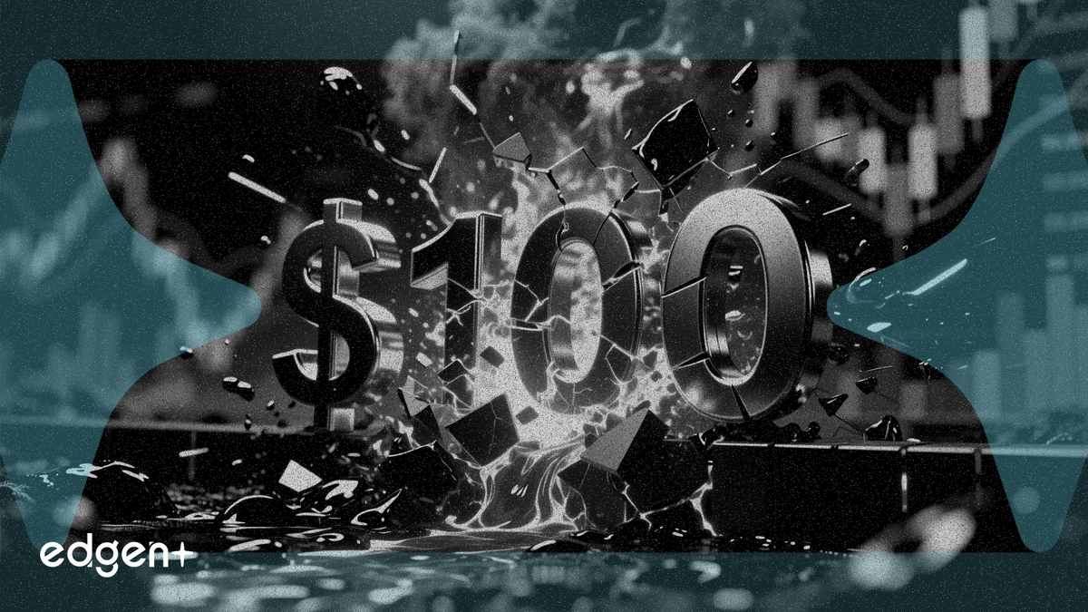 WTI 원유, 2022년 이후 처음으로 배럴당 100달러 돌파