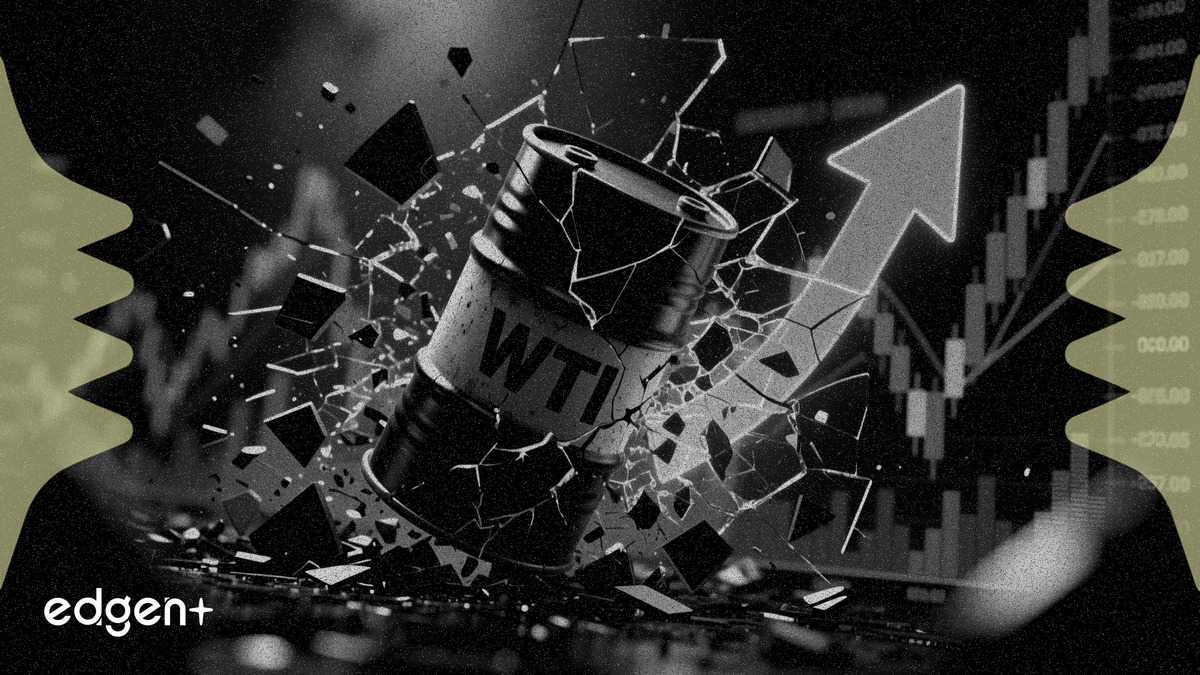 WTI 원유, 10.3% 급락 후 공급 우려로 반등