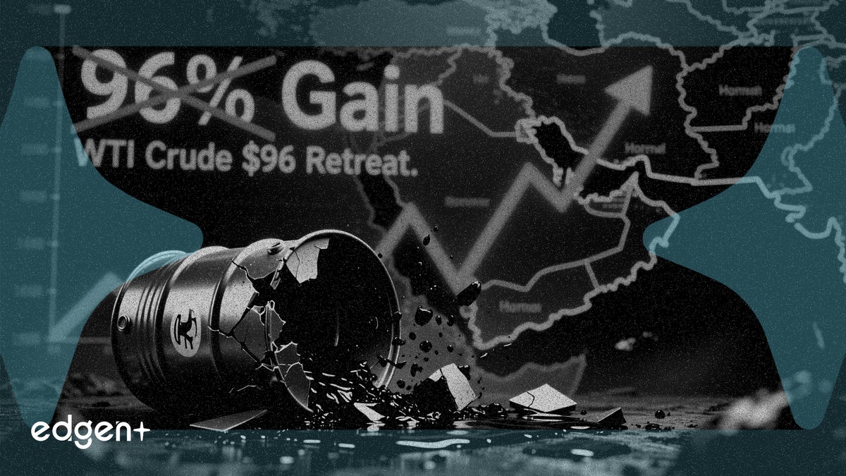 Giá dầu WTI lùi về 96 USD sau khi tăng 96% kể từ đầu năm do căng thẳng tại eo biển Hormuz
