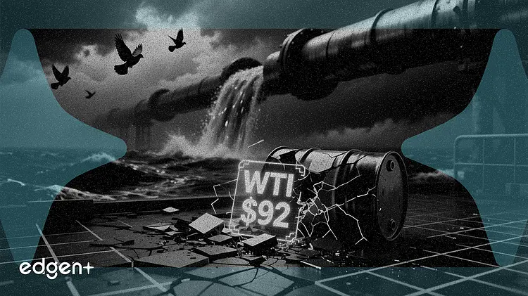 WTI原油、供給過剰で停戦合意の楽観論を圧倒し92ドルを下回る