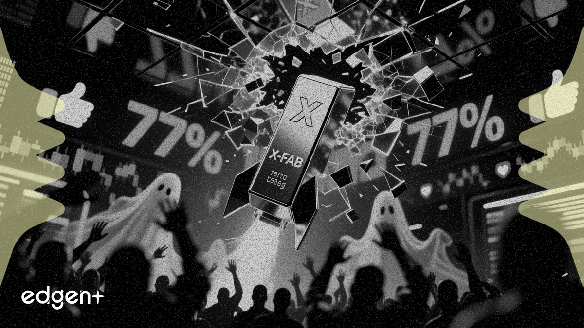 X-FAB、ソーシャルメディアのバイラル投稿で個人投資家殺到、株価77％急騰