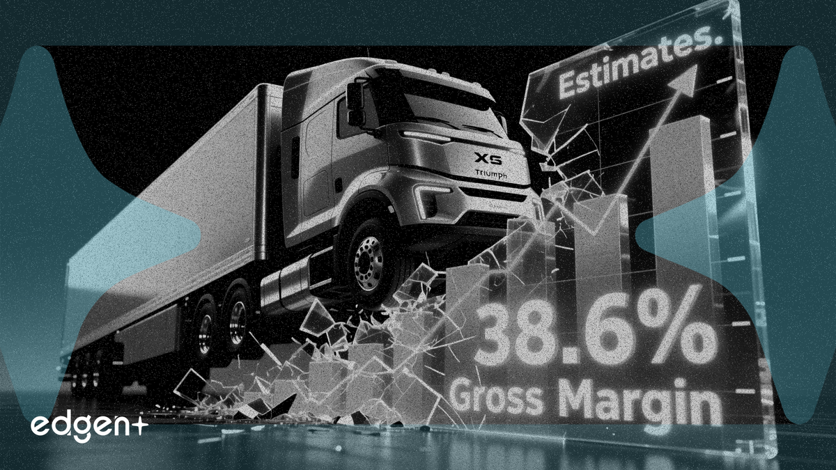 Xos 第一季業績超預期 毛利率達 38.6%