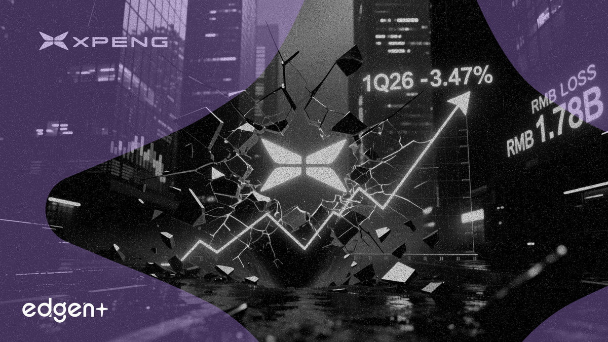 XPENG-W、1Q26赤字拡大で3.47%安で寄り付く 純損失17.84億元