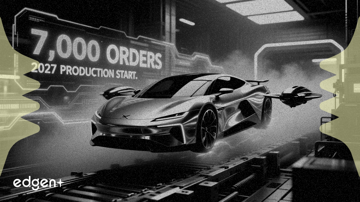 小鹏飞行汽车获 7,000 份订单，计划 2027 年投产