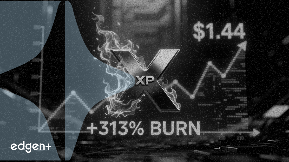 XRP 銷毀率飆升 313%，但價格停滯在 1.44 美元