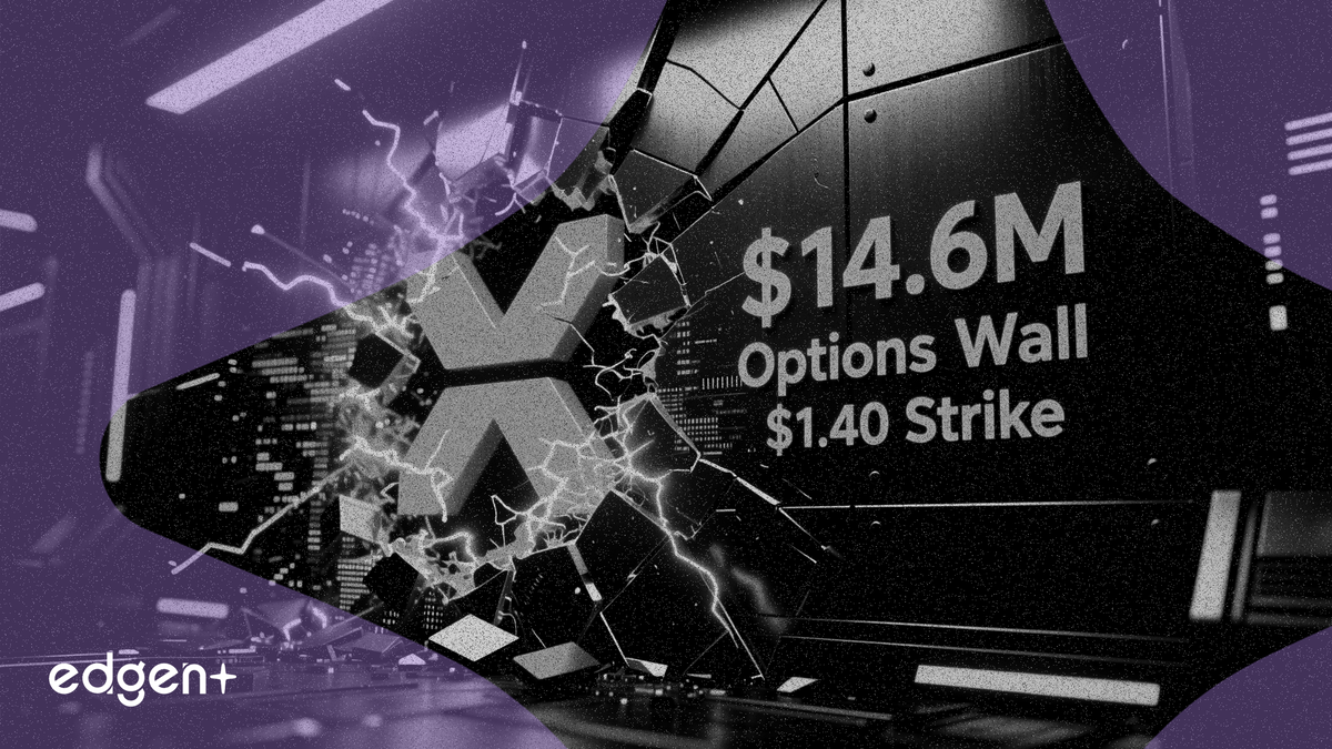 XRP 在 1.40 美元行權價面臨 1460 萬美元期權壁壘