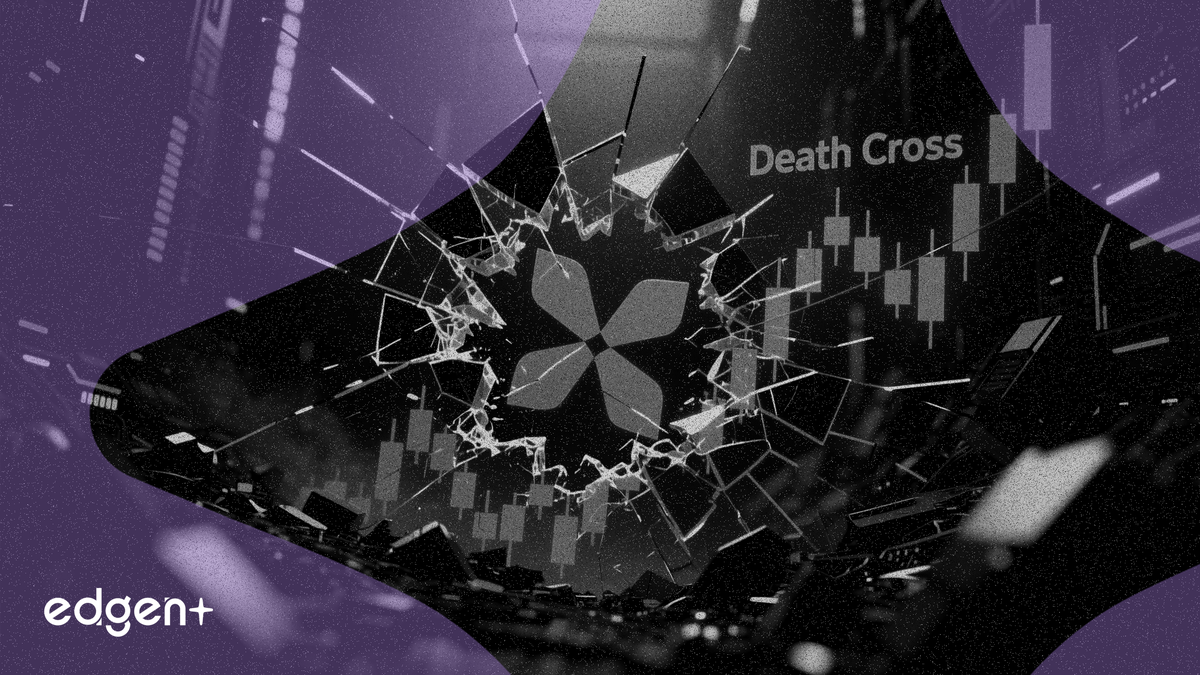 XRP 形成「死叉」訊號，預示價格可能下跌 20%