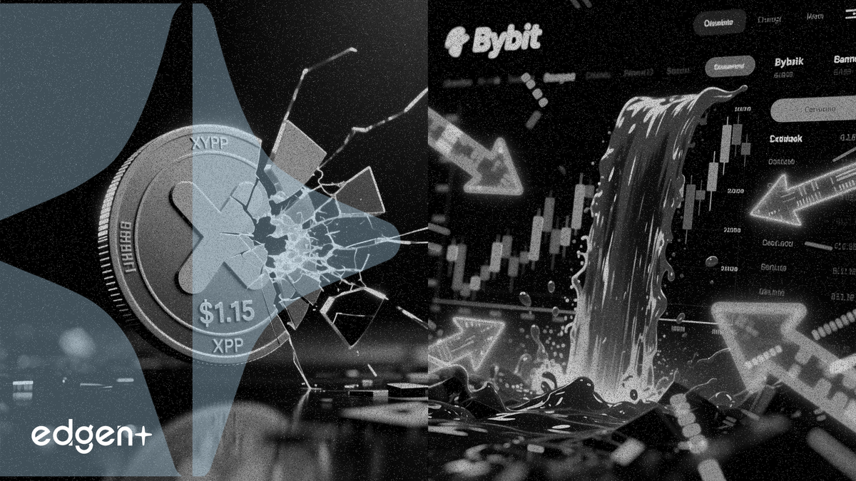 XRP 穩守 1.15 美元，一位 CryptoQuant 分析師在加密貨幣市場拋售潮中，發現 Bybit 與幣安之間的清算模式出現罕見背離。