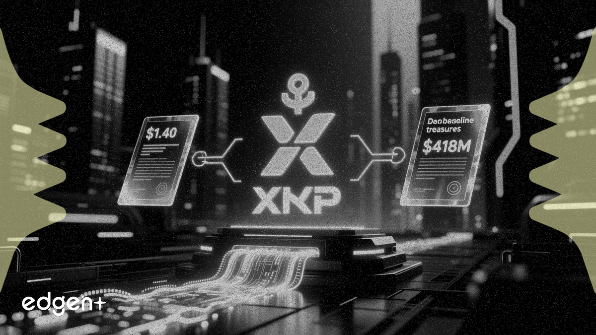 XRP, 3건의 계약 및 4억 1,800만 달러 규모의 국채 힘입어 1.40달러 핵심 지지선 유지
