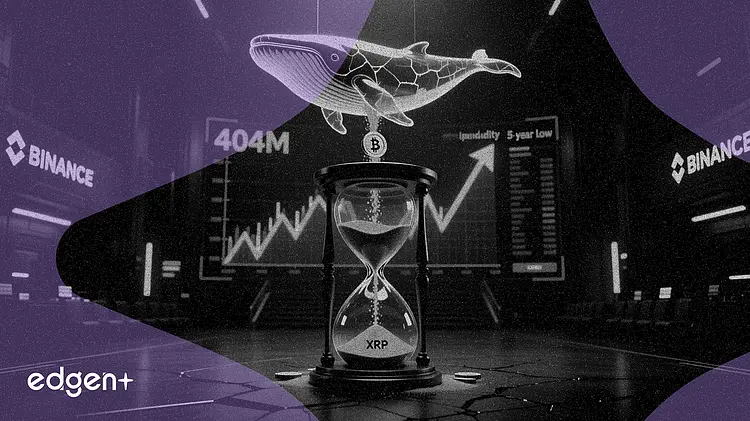 XRPの流動性がBinanceで5年ぶりの低水準に、クジラが4.03億トークンを引き出す