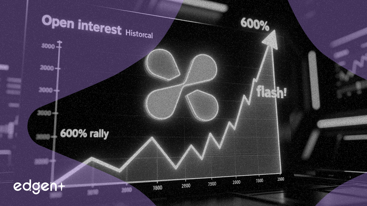 El indicador de interés abierto de XRP que precedió a un rally del 600% vuelve a parpadear