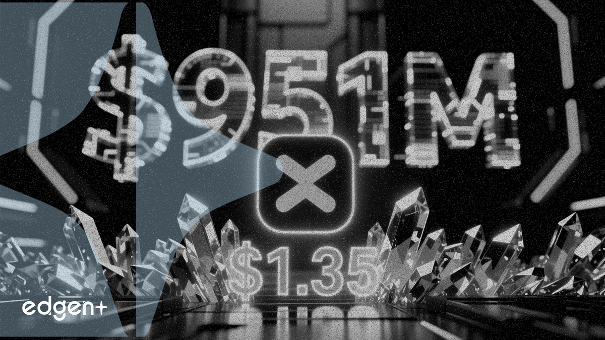 XRP 价格测试 1.35 美元阻力位，未平仓合约达 9.51 亿美元