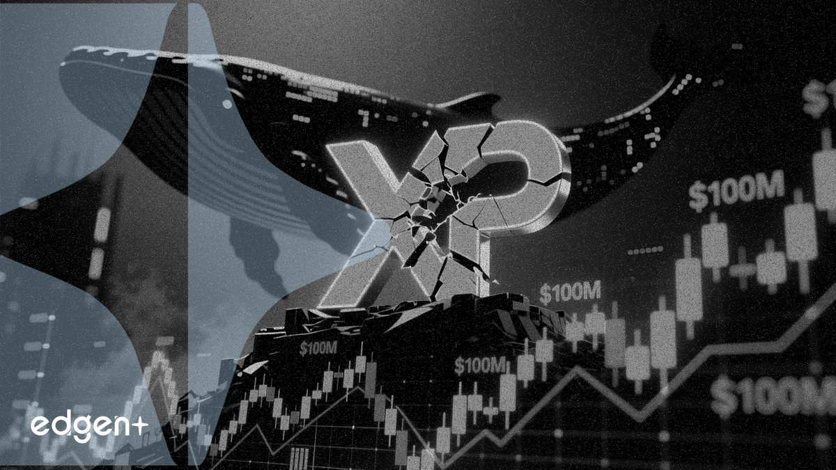 XRP registra una transferencia de ballenas de 100 millones de dólares mientras el precio fluctúa por debajo de 1,40 $