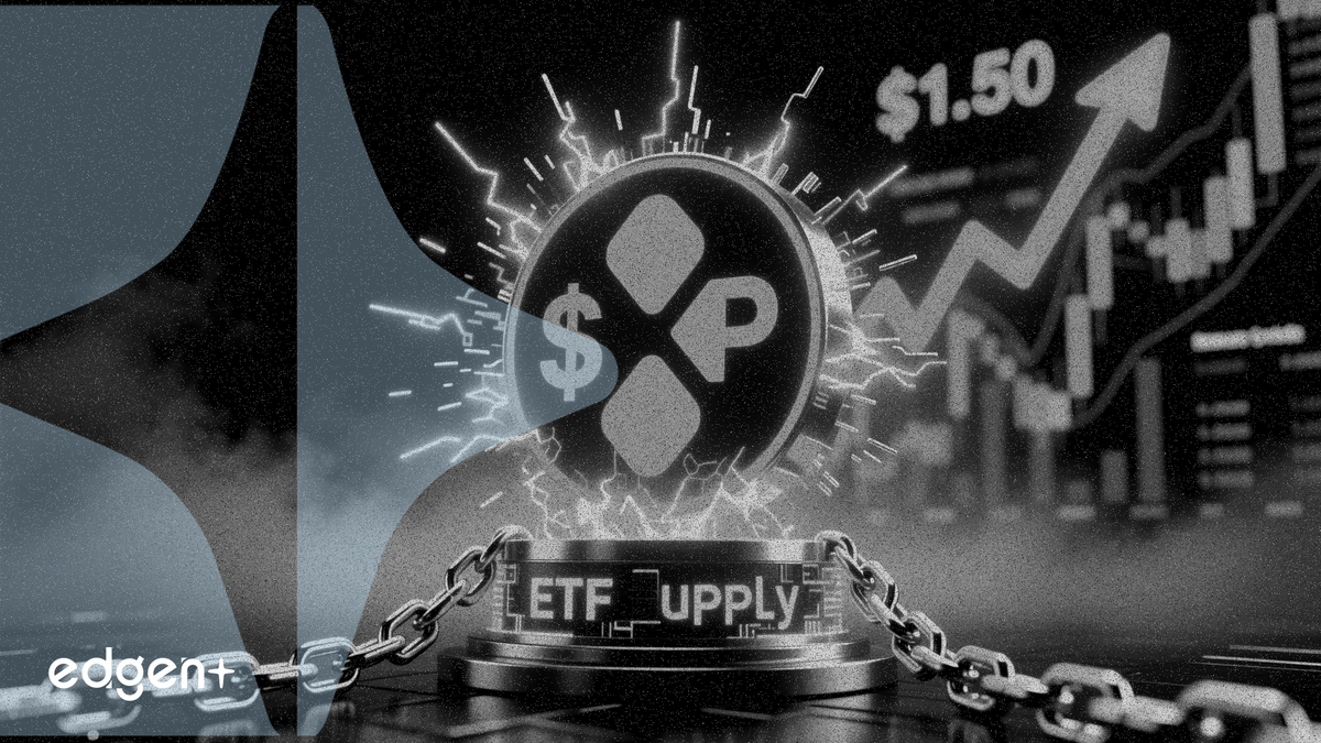 U.S. spot ETFs have locked away 1.34% of XRP's total circulating supply, creating a supply squeeze that pushes the asset toward a potential $1.50 breakout.