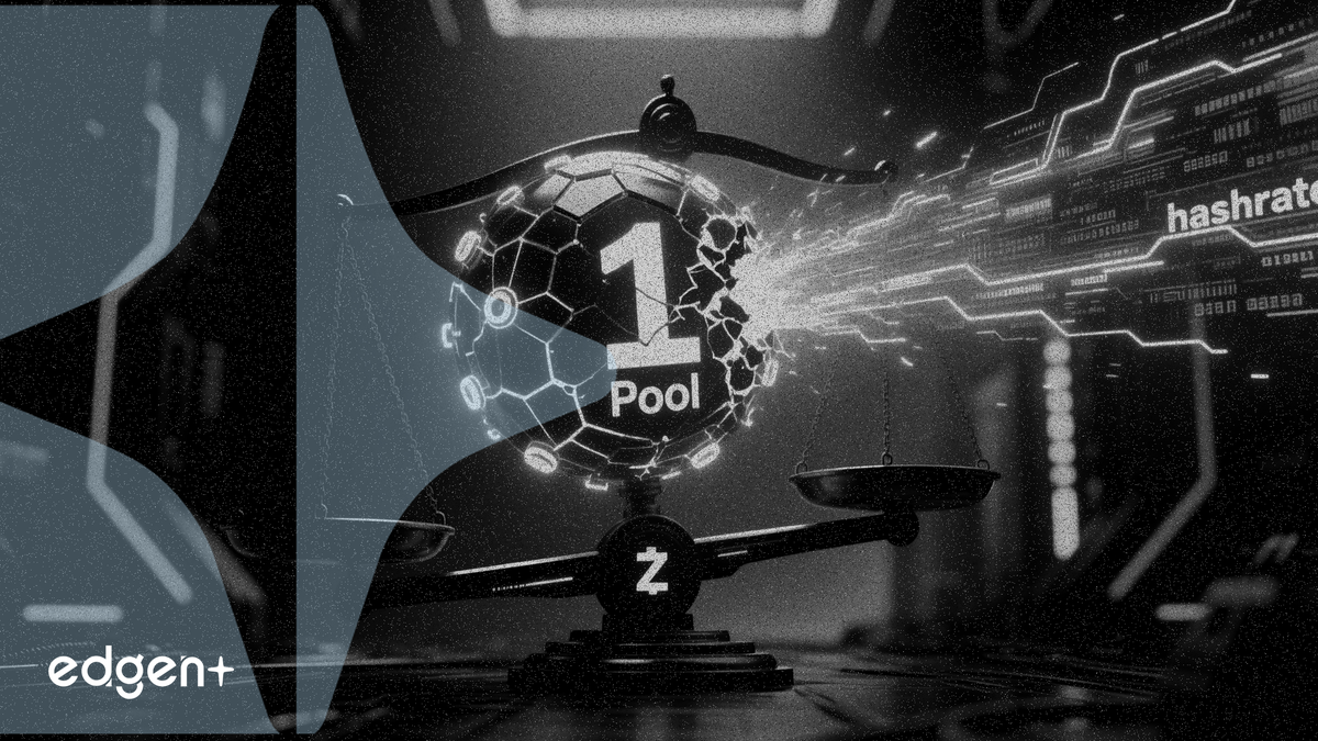 Zcash Centralization Risk Rises as 1 Pool Hits 30% Hashrate