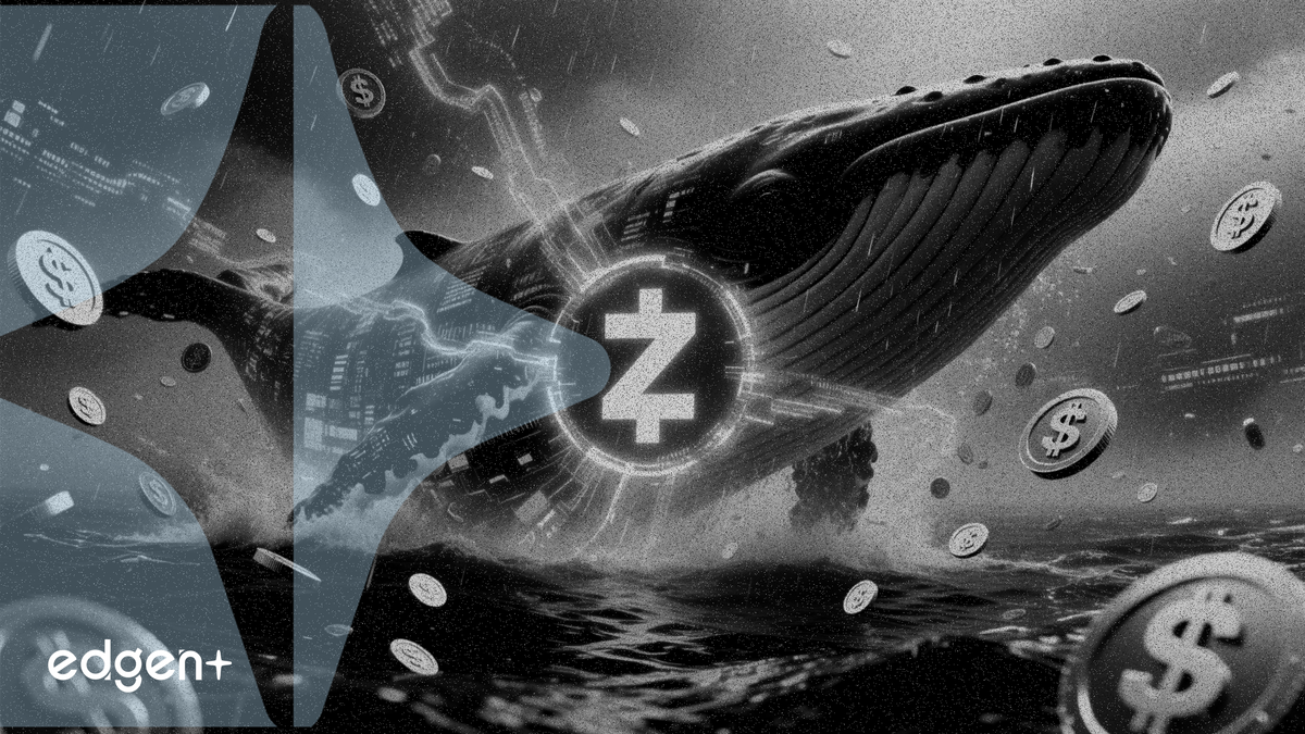 Zcashに1000万ドルの資金流入、クジラの活動がブレイクアウトの兆候を示唆
