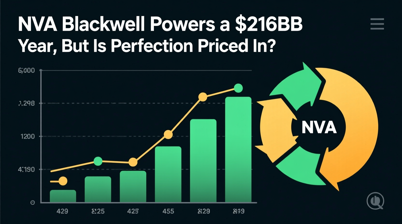 NVDA Hisse Analizi: Blackwell 216 Milyar Dolarlık Bir Yılı Destekliyor, Ancak Kusursuzluk Fiyatlandı mı?